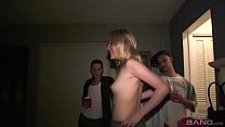 Crazy d. party at the with blonde teen girl; orgy threeesome hardcore with anal - Anyone know's please actress name?